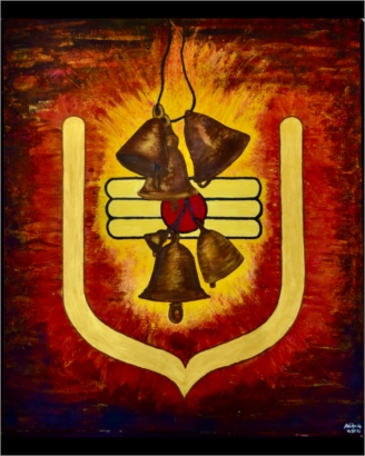 Mahakaal Acrylic Painting 