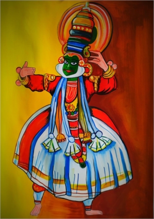 Kathakali Dancer