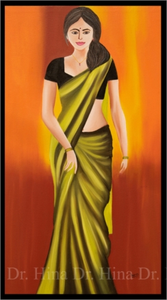 Lady in sari