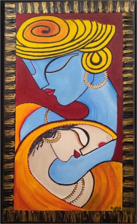 Modern Radha Krishna