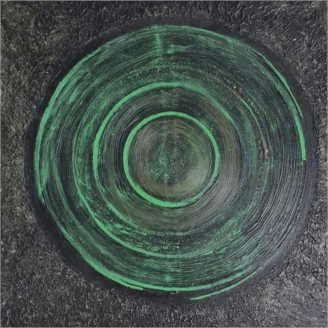 Meditation chakra green colour